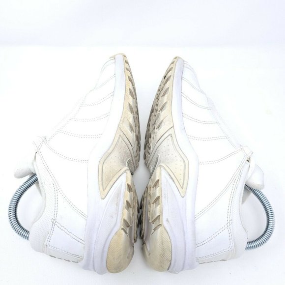 Nike VXT Training Shoes Leather Athletic Women's 8 All White Sneakers 310215-101 - Picture 4 of 9